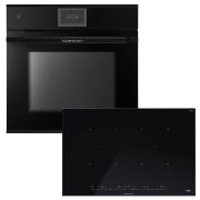 Kppersbusch BP850SI88S-S5 Backofen/Kochfeld-Set BP6850.0S5 und KI8880.1SR, Black Velvet-Kit, mit 5 Jahren Garantie!