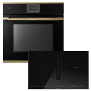 Kppersbusch BP550SMI85S-S4 Backofen/Kochfeld-Set BP6550.0S4 und KMI8590.0SR, Gold-Kit, mit 5 Jahren Garantie!