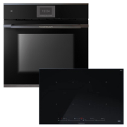 Kppersbusch BP550IS88S-S2 Backofen/Kochfeld-Set BP6550.0S2 und KI8880.1SR, Black Chrome-Kit, mit 5 Jahren Garantie!