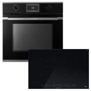 Kppersbusch BP332SI88S-S3 Backofen/Kochfeld-Set BP6332.0S3 und KI8880.1SR, Silver Chrome-Kit, mit 5 Jahren Garantie!