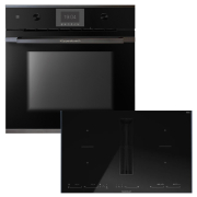 Kppersbusch BP350SMI85S-S2 Backofen/Kochfeld-Set BP 6350.0 S2 und KMI8590.0SR, Black Chrome-Kit, mit 5 Jahren Garantie!