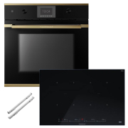 Kppersbusch BP350SI88S-S4 Backofen/Kochfeld-Set BP 6350.0 S4, KI8880.1SR und ZB1003, Gold-Kit, mit 5 Jahren Garantie!