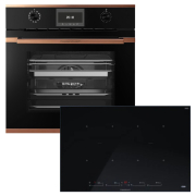 Kppersbusch BD340SI88S-S7 Backofen/Kochfeld-Set BD 6340.0 S7 und KI8880.1SR, Copper-Kit, mit 5 Jahren Garantie!