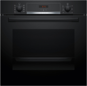 Bosch HBA514BB3, Serie 4, Einbau-Backofen, 60 x 60 cm, Schwarz, EEK: A+, mit 5 Jahren Garantie!