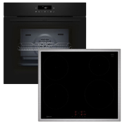 Neff BTX46PIB0, SET Einbaubackofen B2CCJ7AK3 und Induktionskochfeld T46SBE1L0, EEK: A+, mit 5 Jahren Garantie!