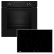 Neff BX48PIB0, SET Einbaubackofen B2CCG6AK3 und Induktionskochfeld T58SHF1L0, EEK: A+, mit 5 Jahren Garantie!