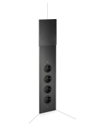 Naber Mira ES1, schwarz matt, Ecksteckdosenelement, 4x Schukosteckdose, 7053235