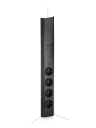 Naber Mira Eck small 1, schwarz matt, Ecksteckdosenelement, 4 x Schukosteckdose, 7053237