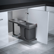 Naber Solo 3635, graphitgrau, Auszugstechnik fr Drehtren, Vollauszug, 20 l, 8011263