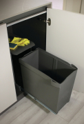 Naber Moderna Single, anthrazit, Auszugstechnik fr Drehtren, 30 l, 8011297