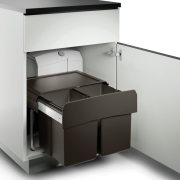WESCO Clap 345 K/500-2, anthrazit, Auszugstechnik fr Drehtren, Vollauszug, 30 l, 8011454