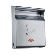 WESCO Wandascher, Outdoor, silber, abschliebar, Edelstahl, 8011700