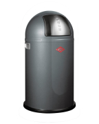 WESCO Pushboy Junior, graphit, Klappe, 22 l, 8011538