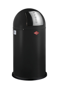 WESCO Pushboy, schwarz matt, Klappe, 50 l, 8011548
