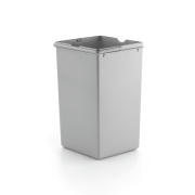 WESCO Ersatzbehlter, alugrau, 15 Liter, Einzeleimer, 8010073