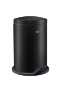 WESCO Tretabfallsammler 116, schwarz matt, Futrittmechanismus, 13 l, 8012166