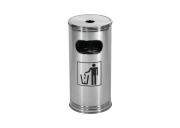 WESCO Standascher, Outdoor-geeignet, Edelstahl, 15 l, 8012186