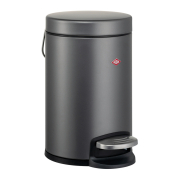 WESCO Kosmetikeimer 113, graphit matt, Futrittmechanismus, 3 l, 8036142