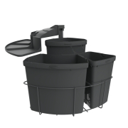 Naber Cabbi 3, Schwenktechnik fr Drehtren, anthrazit, 39 l, 8013171