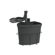 Naber Cabbi junior 1, Schwenktechnik fr Drehtren, anthrazit, 18 l, 8013200