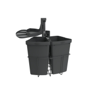Naber Cabbi junior 2, Schwenktechnik fr Drehtren, anthrazit, 18 l, 8013201
