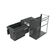 Naber Cox Base Q+ 360 S/370-1, anthrazit, Vollauszug, Frontauszugssystem, 22 l, 8013378