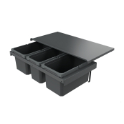 Naber Cox Stand-UP 250 S/800-4, ohne Biodeckel, anthrazit, Vorhandene Auszge, 35l, 8013384