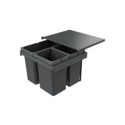 Naber Cox Stand-UP 350 S/500-3, fr Vorhandene Auszge, Abfallsystem, anthrazit, 36 l, 8013399