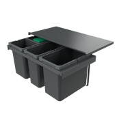 Naber Selectakit Cox Stand-UP 350 S/800-4, mit Biodeckel, fr Vorhandene Auszge, anthrazit, 58 l, 8013413