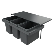 Naber Selectakit Cox Stand-UP 350 S/900-3, ohne Biodeckel, fr Vorhandene Auszge, anthrazit, 66 l, 8013414