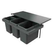 Naber Selectakit Cox Stand-UP 350 S/900-4, ohne Biodeckel, fr Vorhandene Auszge, anthrazit, 64 l, 8013415