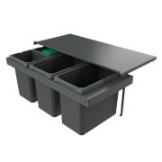 Naber Selectakit Cox Stand-UP 350 S/900-4, mit Biodeckel, fr Vorhandene Auszge, anthrazit, 64 l, 8013416
