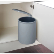 WESCO Rondo 5, grau, Schwenktechnik fr Drehtren, 13 l, 8019001
