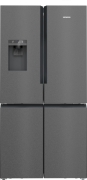 Siemens KF96DAXEA, iQ500, Khl-Gefrier-Kombination, mehrtrig, 183 x 90.5 cm, Gebrsteter schwarzer Stahl AntiFingerprint, Total noFrost, EEK: E, mit 5 Jahren Garantie!