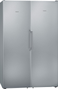 Siemens KA95NVIEP, iQ300, Set Freistehender Khlschrank und Gefrierschrank incl. Verbindungsset, KS36VVIEP + GS36NVIEP, Gebrsteter Stahl AntiFingerprint, EEK: E, mit 5 Jahren Garantie!
