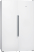 Siemens KA95NAWEP, iQ500, Set Freistehender Khlschrank und Gefrierschrank incl. Verbindungsset, KS36VAWEP + GS36NAWEP, Wei, EEK: E, mit 5 Jahren Garantie!