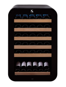Swisscave WL120F-BLACK, 1-Zonen Weinkhlschrank 83 cm, 35 Flaschen, schwarz. Mit 5 Jahren Garantie!