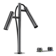 Blanco Choice Luneoo-S, Hochdruck Festauslauf, satin dark steel, 527980
