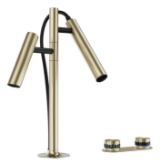 Blanco Choice Luneoo-S, Hochdruck Festauslauf, satin gold, 527979
