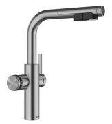 Blanco Choice Icona-L, Hochdruck Festauslauf, Edelstahl gebrstet, 527923