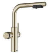 Blanco Choice Icona-L, Hochdruck Festauslauf, satin gold, 527925