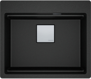 Franke Kubus 2 Pro KNG Pro 610-53 A Einbausple, Fragranite, Farbe Onyx, 114.0747.226