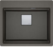 Franke Kubus 2 Pro KNG Pro 610-53 A Einbausple, Fragranite, Farbe Schiefergrau, 114.0747.227