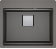 Franke Kubus 2 Pro KNG Pro 610-53 A Einbausple, Fragranite, Farbe Steingrau, 114.0747.228