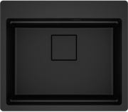 Franke Kubus 2 Pro KNG Pro 610-53 A Einbausple, Fragranite, Farbe Black Matt - Black Collection, 114.0747.295