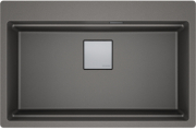 Franke Kubus 2 Pro KNG Pro 610-73 A Einbausple, Fragranite, Farbe Steingrau, 114.0747.284
