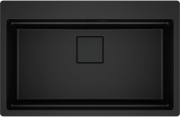 Franke Kubus 2 Pro KNG Pro 610-73 A Einbausple, Fragranite, Farbe Black Matt - Black Collection, 114.0747.296
