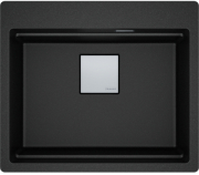 Franke Kubus 2 Pro KNG PRO 210-53 A, Fragranite, Farbe Onyx, flchenbndig, 135.0747.288