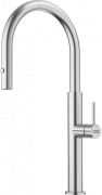 Franke Pescara J Einhebelmischer, Hochdruck Zugauslauf, Edelstahl massiv, 115.0741.694