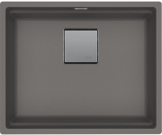Franke Kubus 2 Pro KNG Pro 110-52 Unterbausple, Fragranite, Farbe Steingrau, 125.0747.711